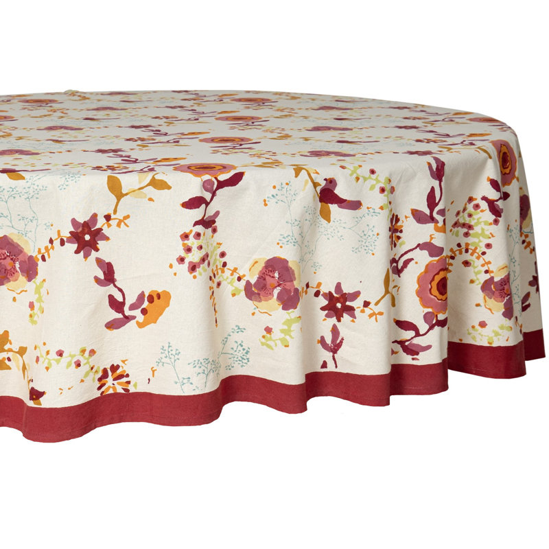 Treetop Tablecloth - Multicolor - 70" Round, 70" Round