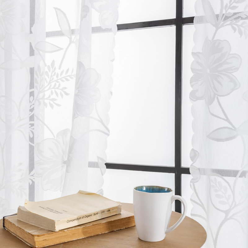 Sheer Curtain Panel Pair
