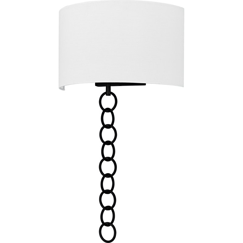 Applique murale 2 lumières Baynes, Matte Black