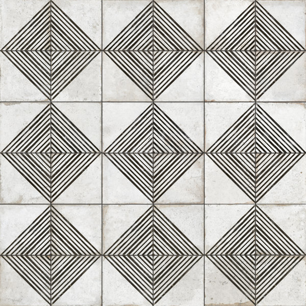 Kings Rombos 17-5/8 In. X 17-5/8 In. Ceramic Floor And Wall Tile