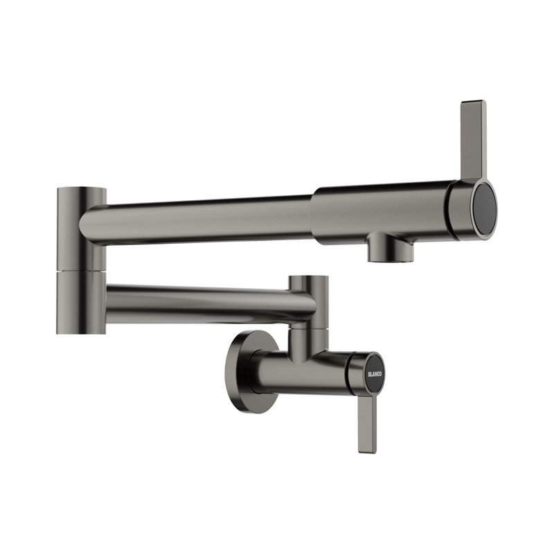 Robinet remplisseur mural Culina II - Acier satiné foncé, Acier satiné foncé