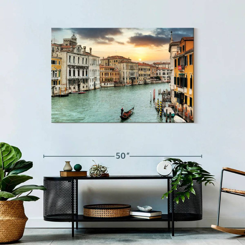 Kavia Gran Canal Vista At Dusk, 30" H x 45" W