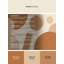 Tapis scandinave rose et beige lavable à la machine Wilkerson Cookies-128303972
