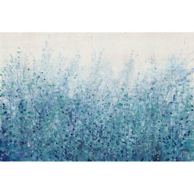 Misty Blues II by Tim OToole - Wrapped Canvas Painting, 30cm H x 46cm W
