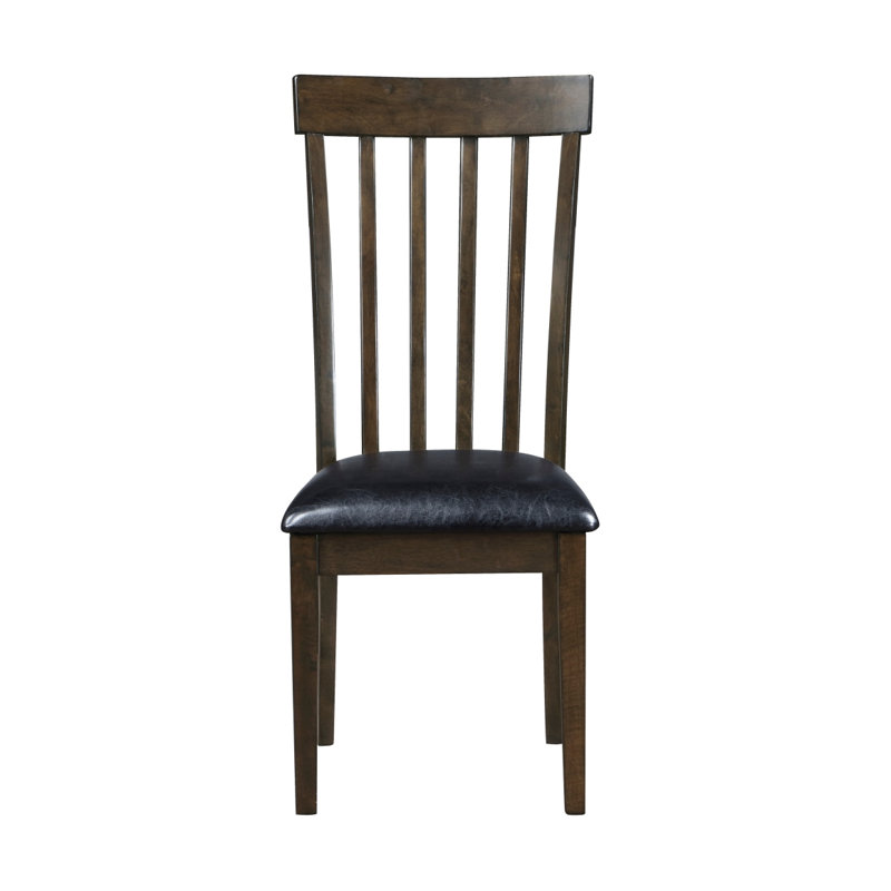Ensemble de 2 chaises rembourrées en similicuir