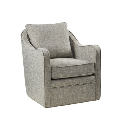 Brianne Wide Seat Swivel Arm Chair