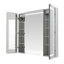 Armoire à pharmacie à DEL avec désembueur, gradateur, miroir grossissant 3X à DEL Donnie, l 40 po x H 30 po x P 5 po-1167843961