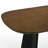 7-Piece Dining Table Set, Seats 6, 82.7" Oak Table with Black X-Shape Metal Legs & 6 Grey Curved-Back Chairs