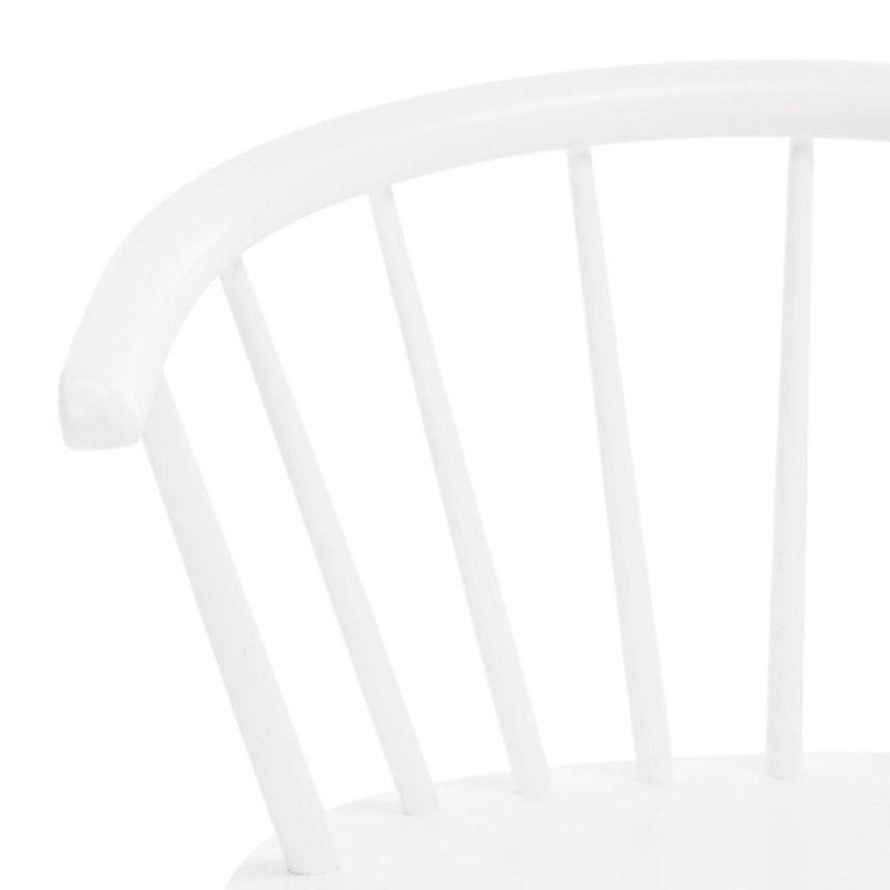 Tabouret 29 po Blanchard, Blanc