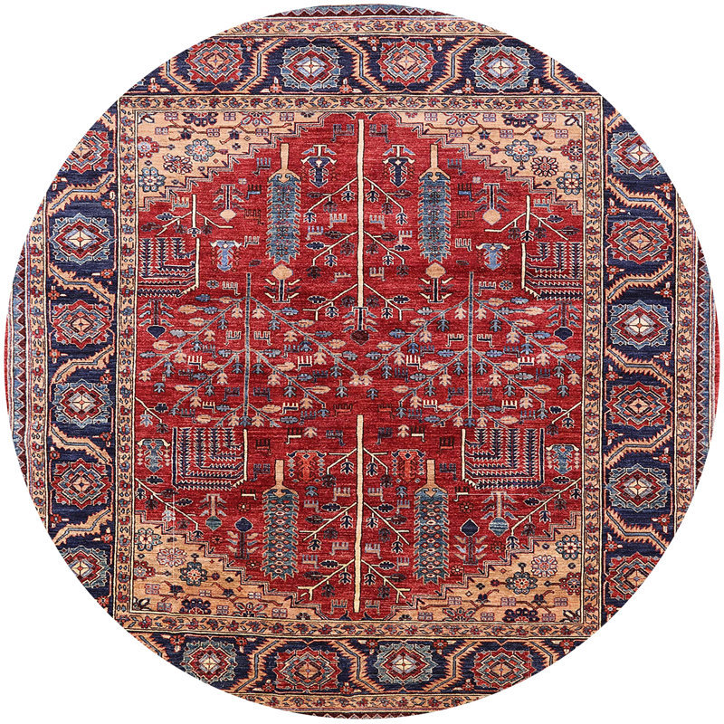 Oriental Indoor Rug, Round 6'
