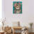 Flower Power Kitty III by Studio Arts Canvas Art Print