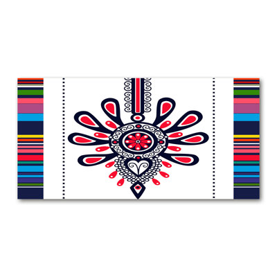 Polish Folk Pattern - No Frame Print on Canvas