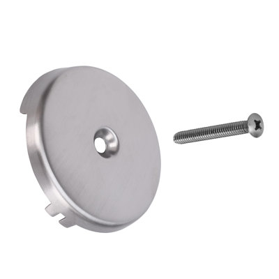 Ensemble de conversion de garniture de drain de baignoire à un trou pour plaque de trop-plein remplacement de filetage grossier universel doré brossé