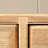 Solid  Rubber Wood Console Cabinet