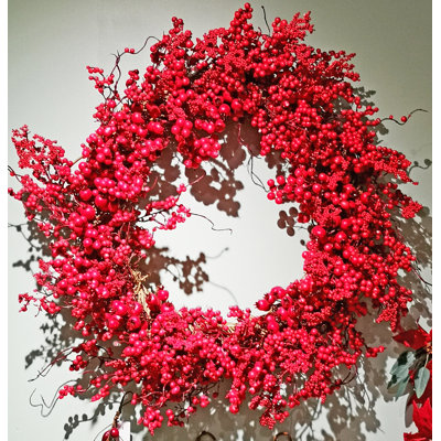 Faux Berry Foam 28'' Wreath