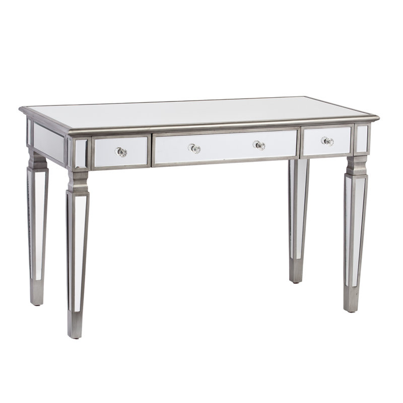 Danielynn Glass Top Writing Desk