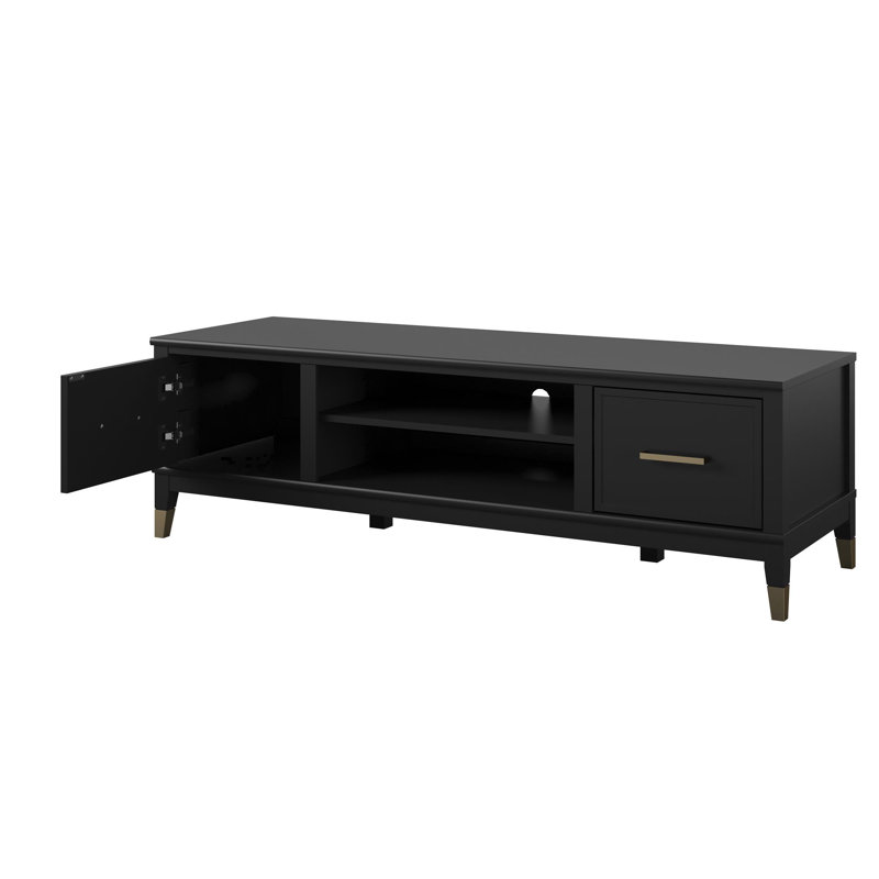Unfinished TV Stand for TVs up to 65", Black