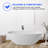 59'' x 29'' Freestanding Soaking Solid Surface Bathtub