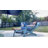 Folding Adirondack Chair with Retractable Ottoman & Cup Holder, 3-Position Adjustable for Patio, All-Weather Outdoor Seating-51384007