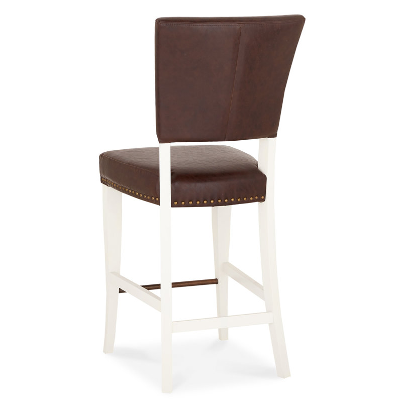 Lautrec Upholstered Adjustable Height Counter Stool, Espresso