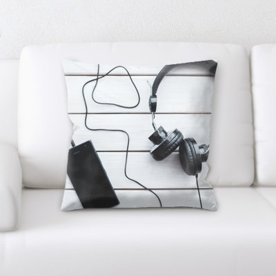 Microsuede Reversible Throw Pillow