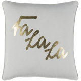 Holiday January Cotton Reversible Pillow Cover