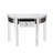 100cm Glass Top Console Table