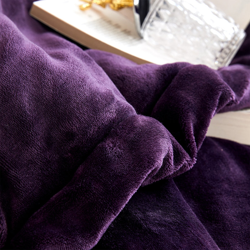 Original Plush Velour Coma Inducer Oversized Comforter Set, Purple, Twin Comforter + 1 Standard Sham