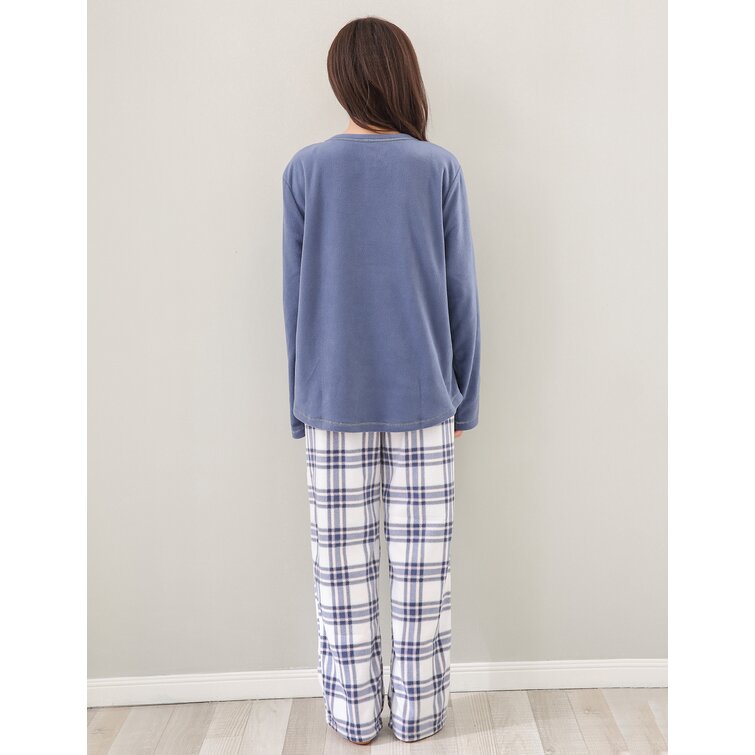 Latitude Run® Winesburg RH Pajama Set Plaid Women's Printed Comfy