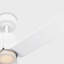 Visual Comfort Fan Peel Smart 52 LED Indoor Ceiling Fan with Threaded Downrod, Matte White ABS blades and Handheld Remote-1249126640