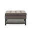 Fauteuil carré avec rangement et support inférieur