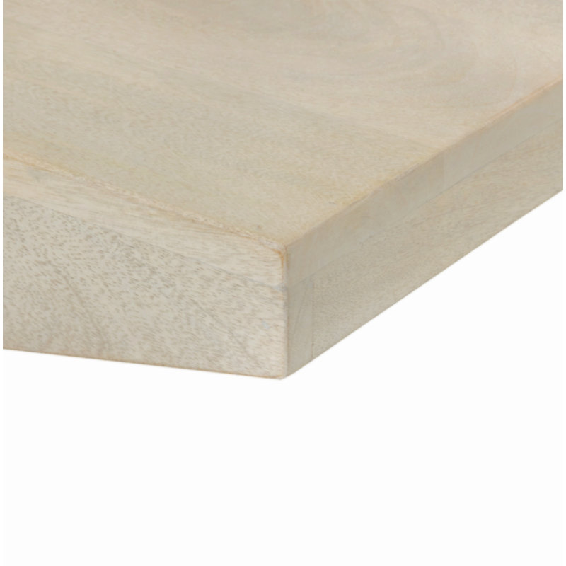Modern Washed Solid Wood Coffee Table