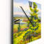 Horloge murale Young Betula on Bank of Calm Bay-1597459416