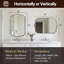 Miroir de salle de bain Anayalee Cadre en acier inoxydable-1600582686-1544176048