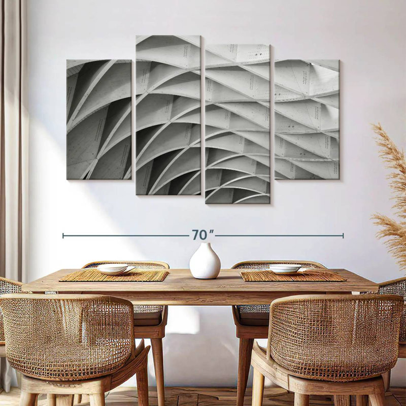 Lilie Abstract Geometric Lines