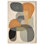 Art mural moderne abstrait géométrique Ricole par Art Remedy