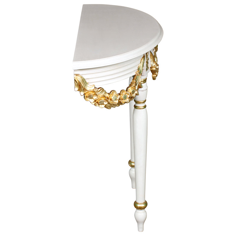 Louis XVI 35.5'' Solid Wood Console Table