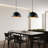Ghala 1 - Light Matte Black Dome Pendant