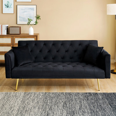 Tufted Sofa For Small Living Room, Bedroom And Office