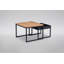 Krashna Solid Wood Sled End Table