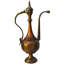 Moroccan Copper Accent With Calligraphy