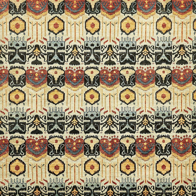 Abstract Indoor Rug, Square 7'