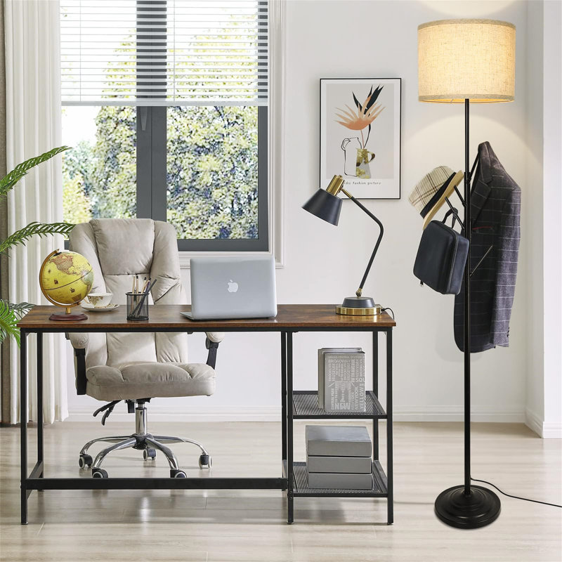 Aitanna Black Traditional Floor Lamp