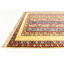 Tapis de la surface en laine 4 pi 9 po x 6 pi 4 po one-of-kind à la main noué la Denver