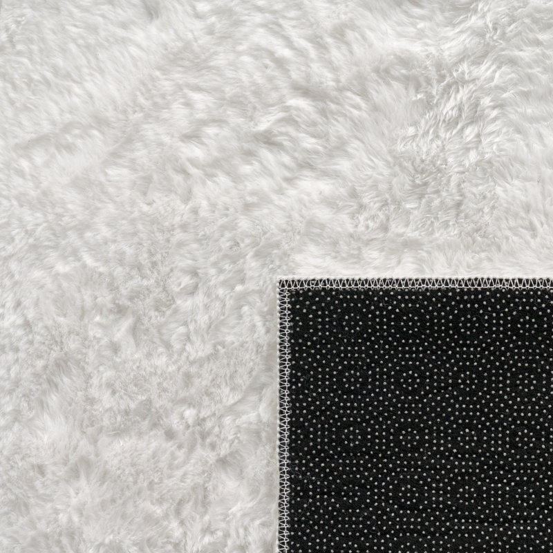 Anartz Solid Colour Shag Area Rug, Rectangle 200 x 290cm