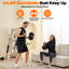 Ensemble d'haltères réglables de 20 kg, ensemble 4 en 1 avec connecteur, utilisable comme barre d'haltères, kettlebell, support pour pompes, disque de poids, idéal pour les exercices de conditionnement physique à domicile. Convient aux hommes et aux femmes.