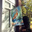  Drapeau de la maison d'oiseaux-113107028
