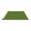 Tapis 100% à motifs lavables à la machine 2989PAT3715GRN-68373404