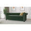 Chesterfield Hanna Sofa Set with Sleeping Function 3+2+1 Made of Velvet Fabric with Solid Wood Legs-1703487648