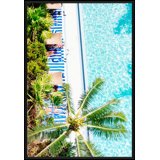 Palms And Pool Cabanas Giclee Print by Soicher Marin Archives
